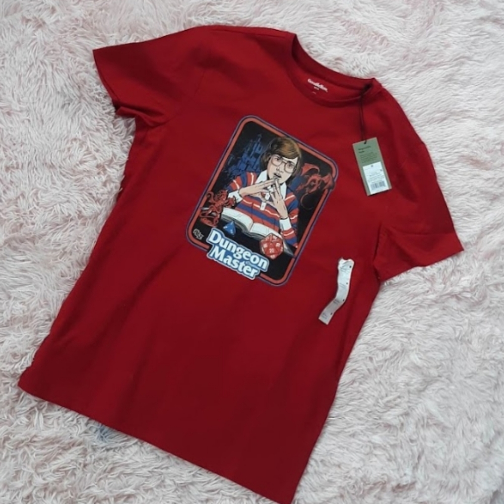 💥Dnd D&D RPG Dungeon Master meme tee NWT! Sold - Picture 4 of 5